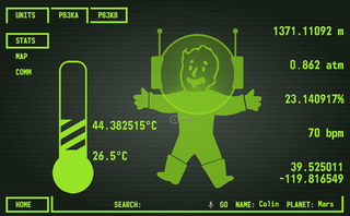 Illustration for article titled A Fully Functional Fallout Pip-Boy For Astronauts